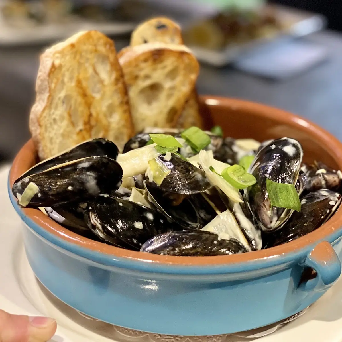 Steamed Mussels