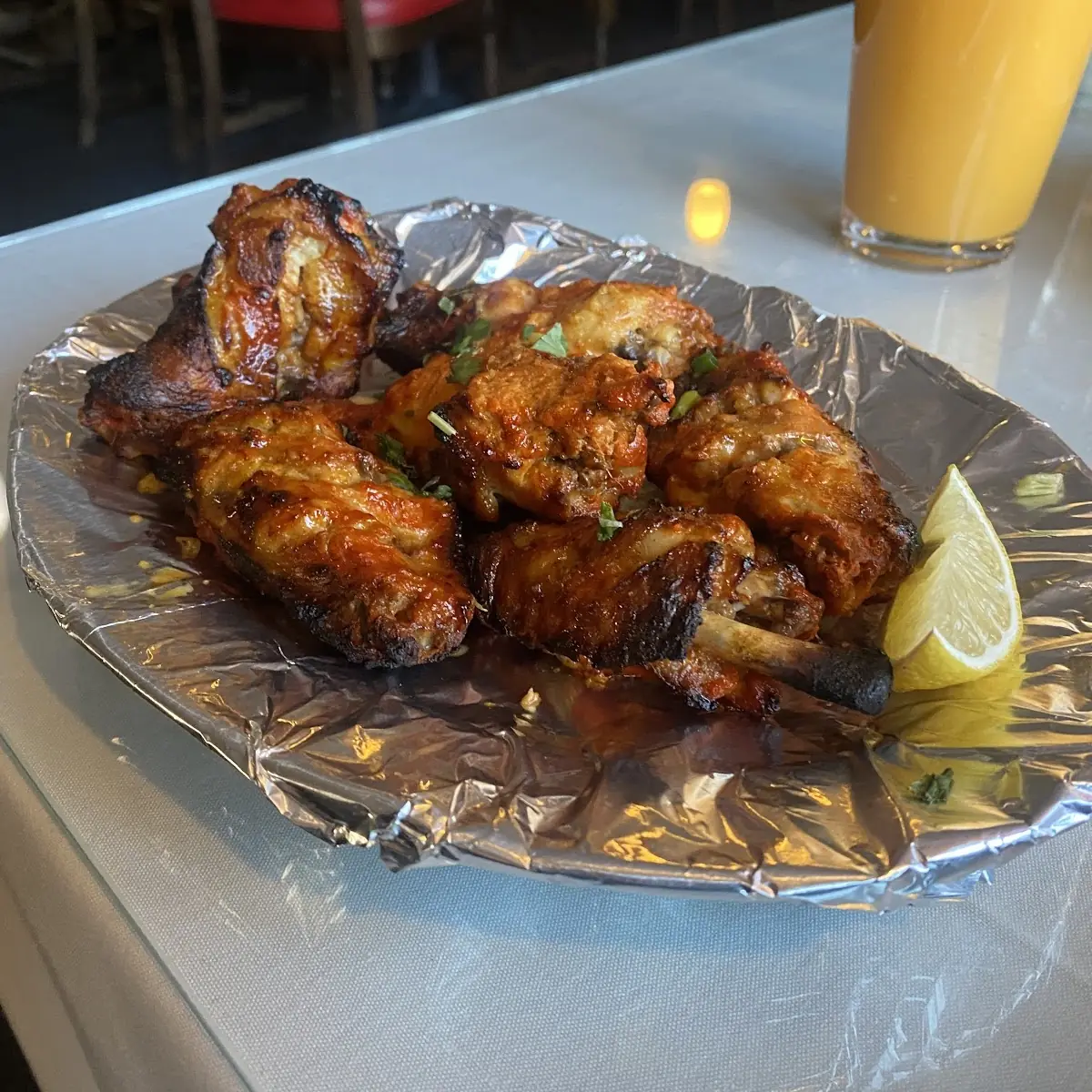 Chicken Wings & Fries (5 Pieces)