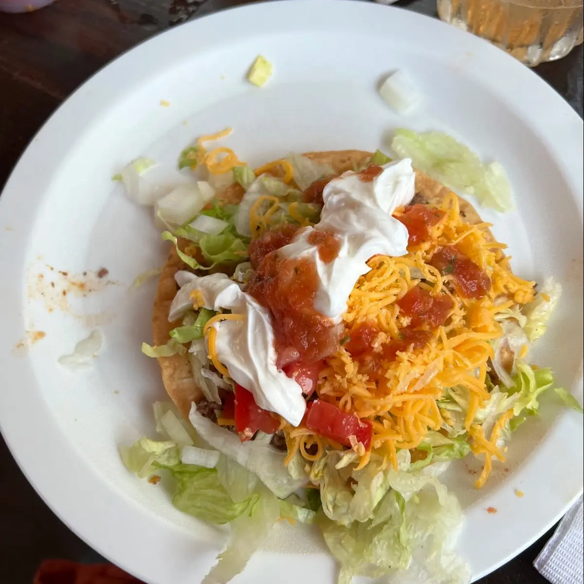 Beef Tostada