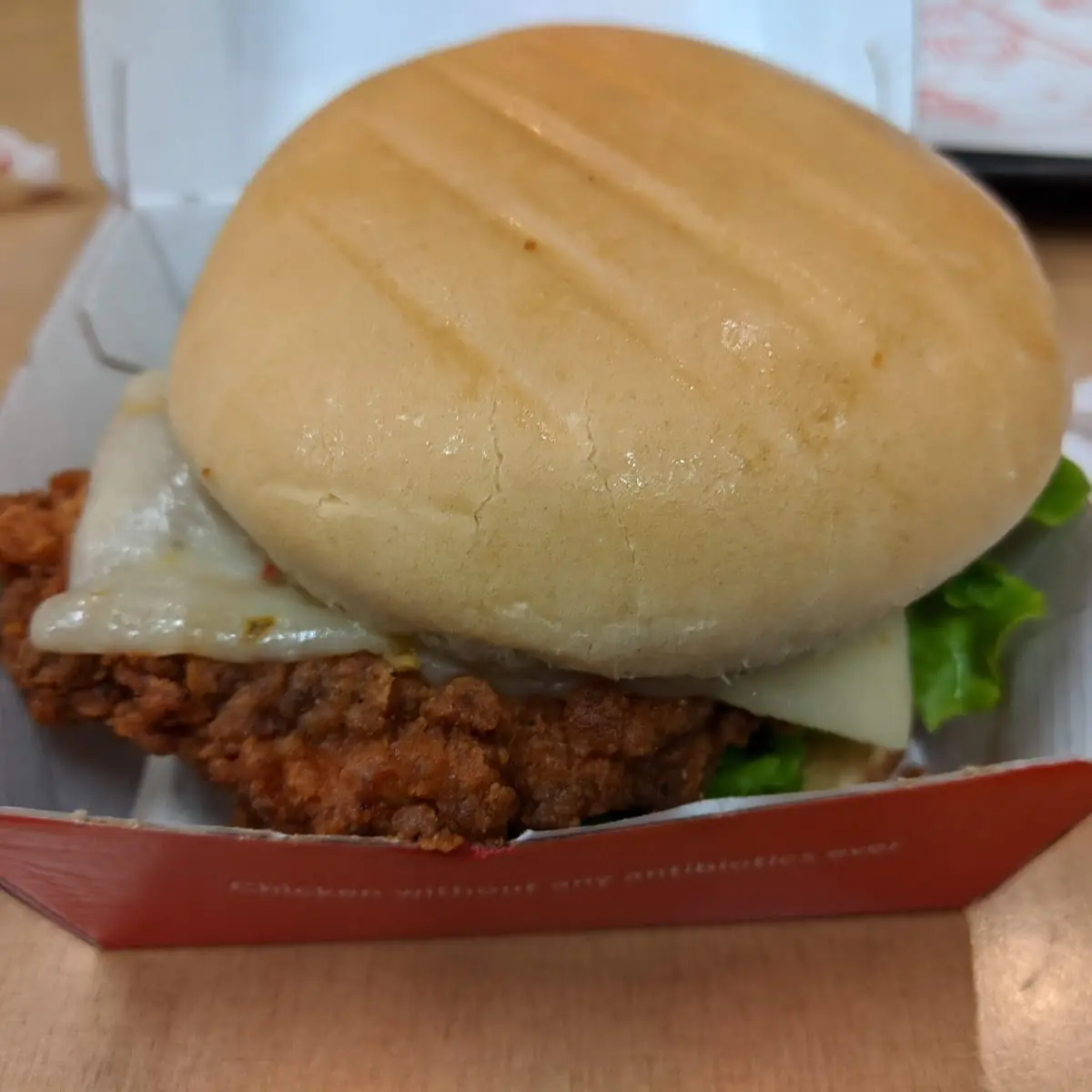 Spicy Deluxe Chicken Sandwich