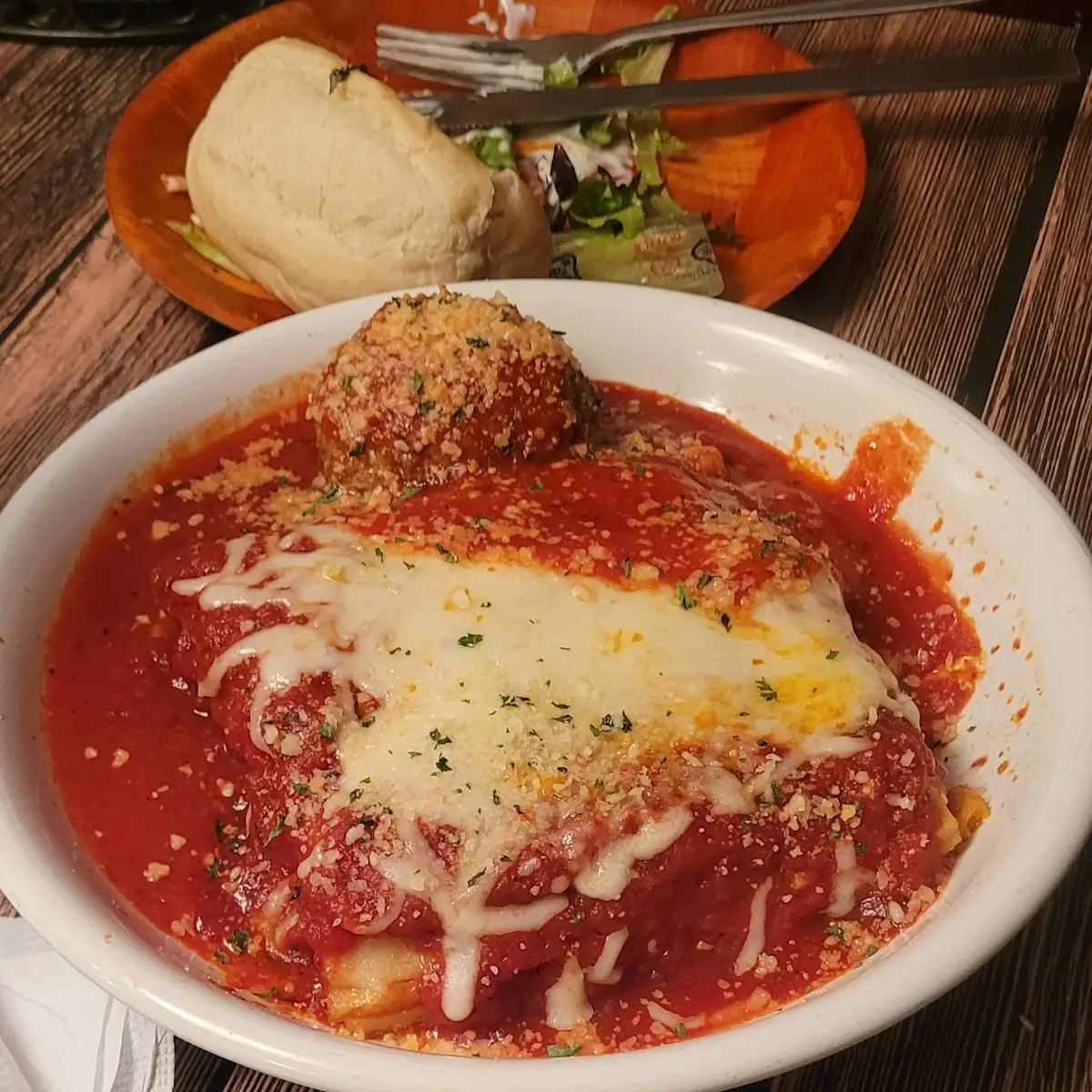 Chicken Parmesan Pasta not Included