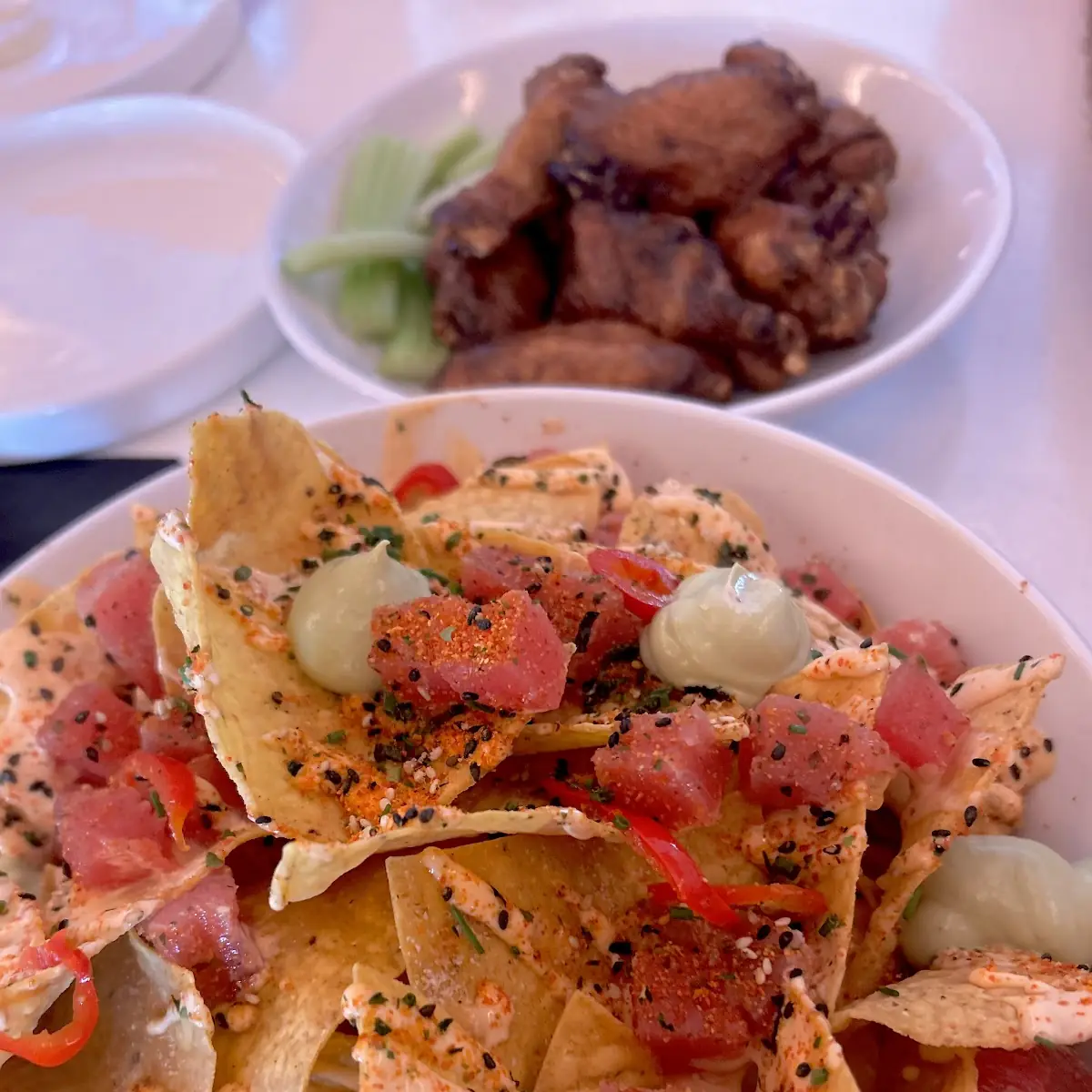 Tuna Poke Nachos