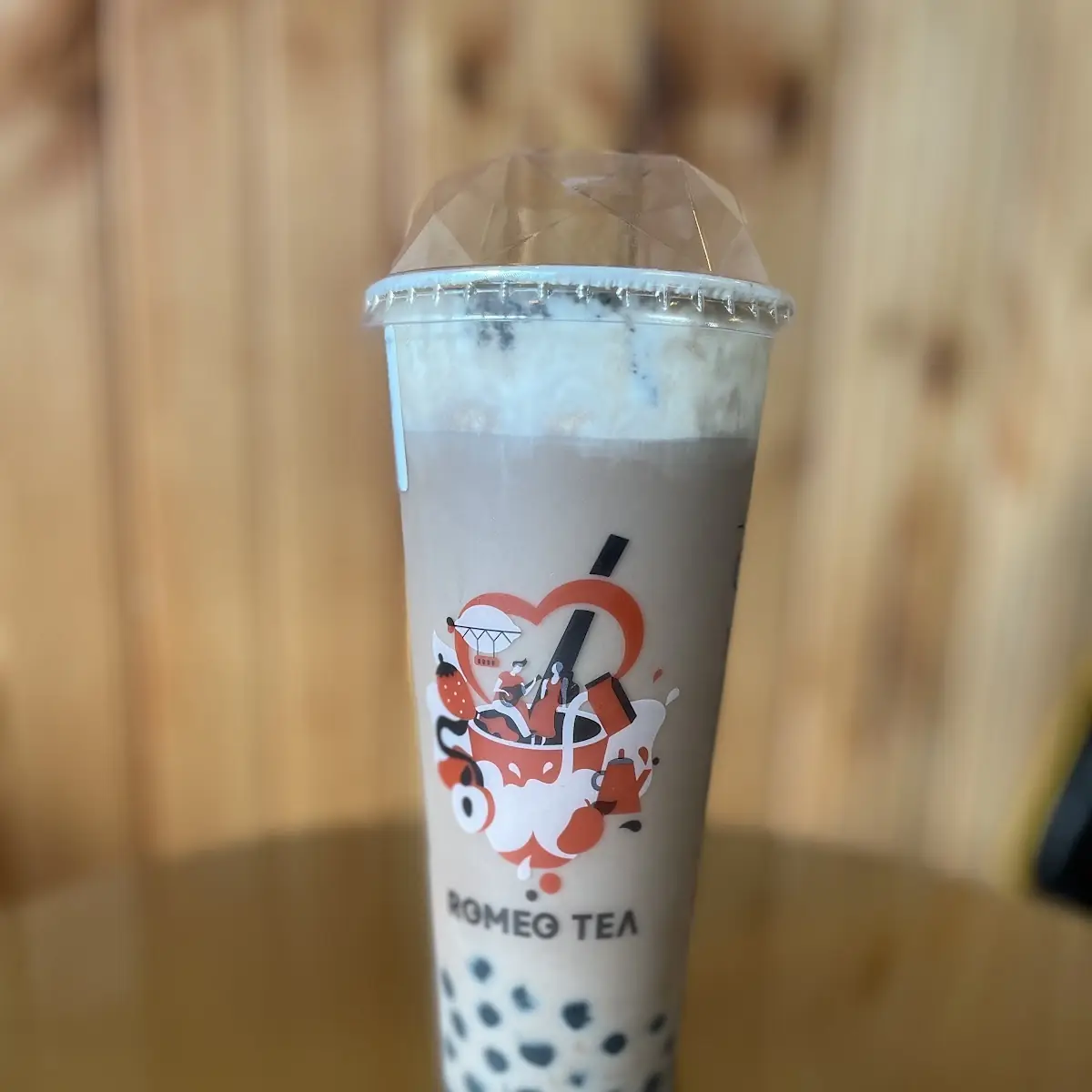 Mousse Milk Tea Brown Sugar Boba