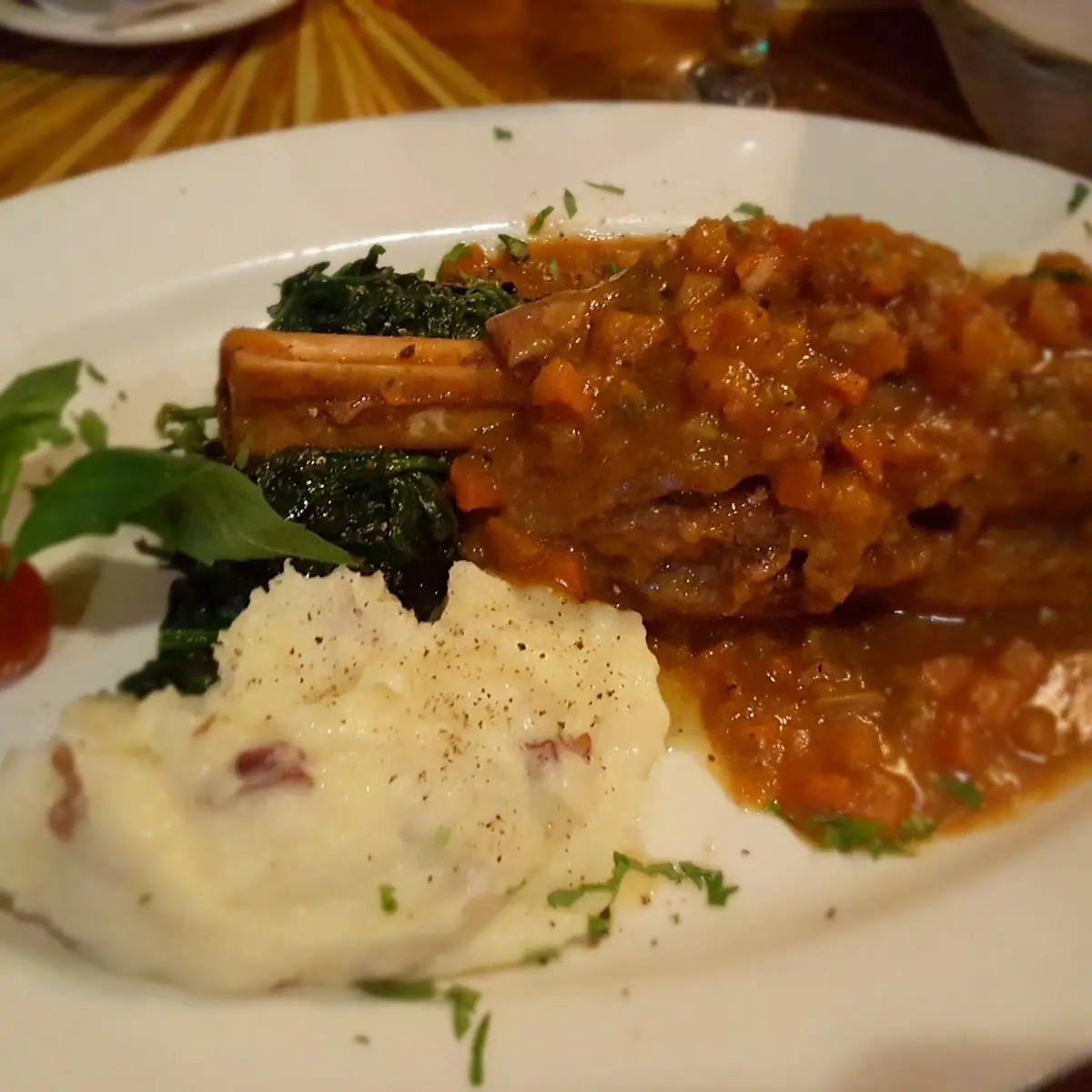 Lamb Shank Osso Bucco