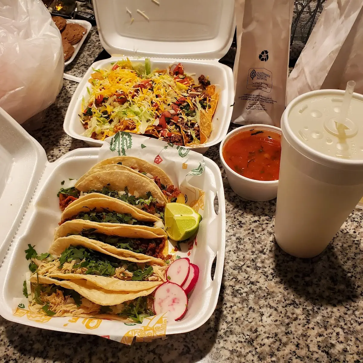 Tacos and Nachos Supreme
