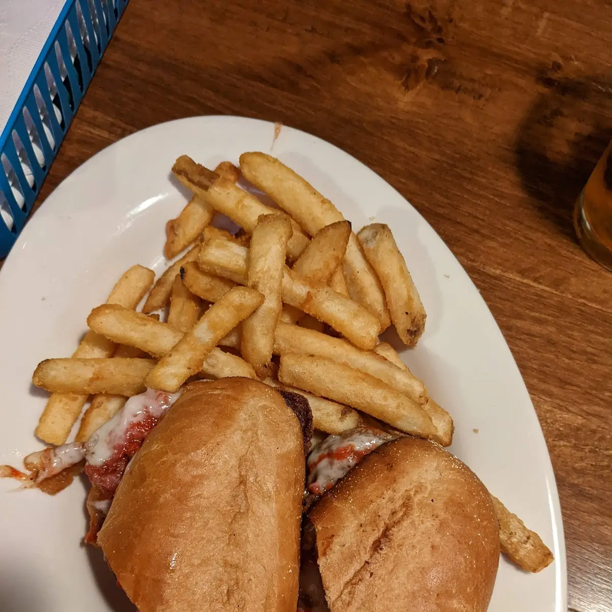 Eggplant Parmigiana Sandwich