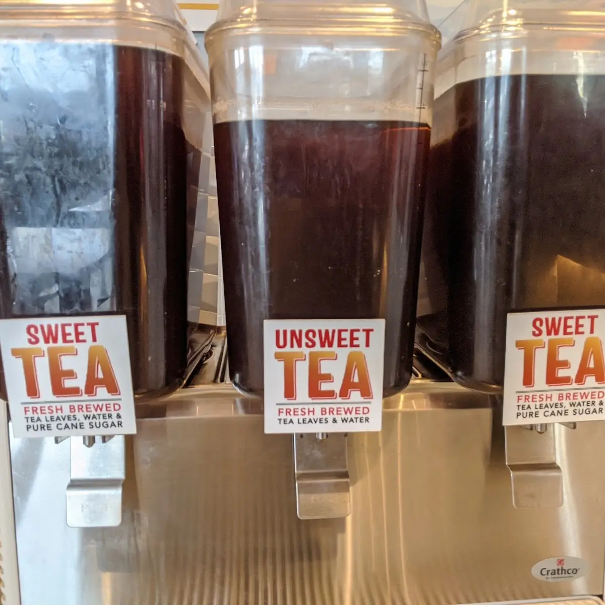Sweet and Unsweetened Tea