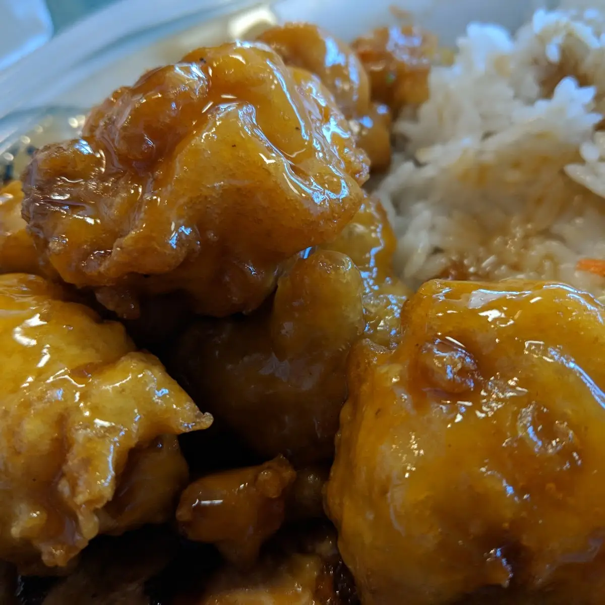 Dinner Special with Orange Chicken