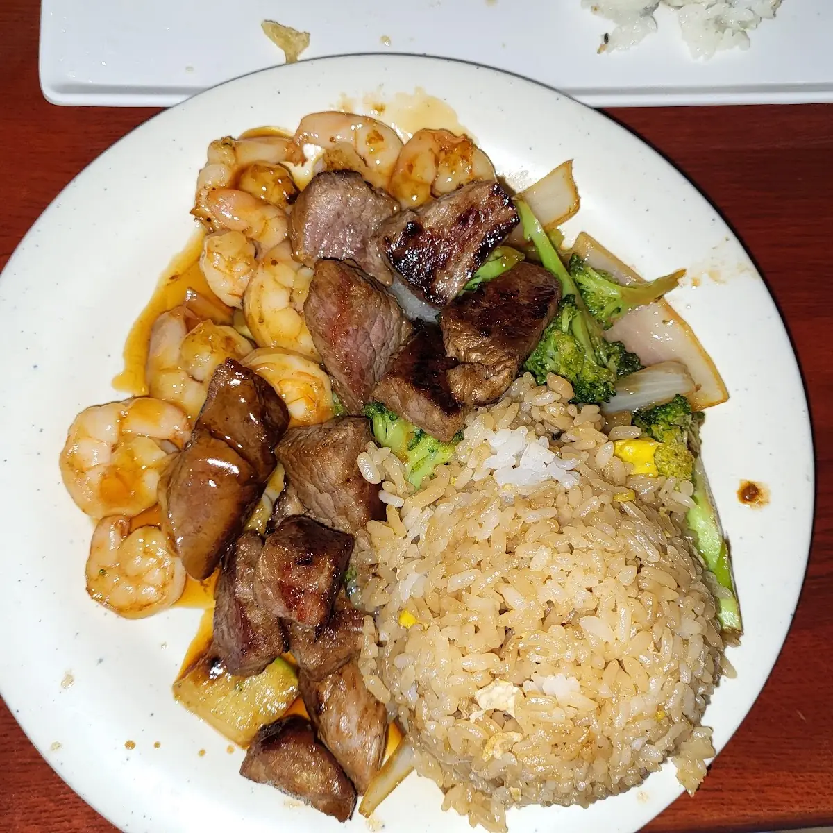 Steak and Shrimp Fried Rice