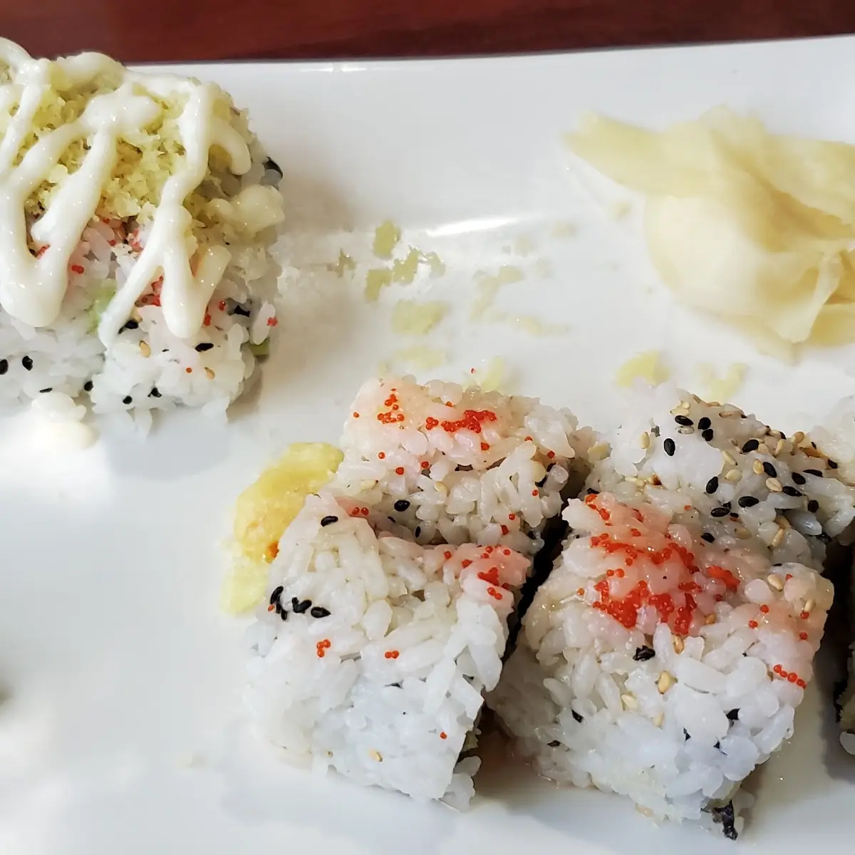 Volcano Roll & Shrimp Tempura Roll