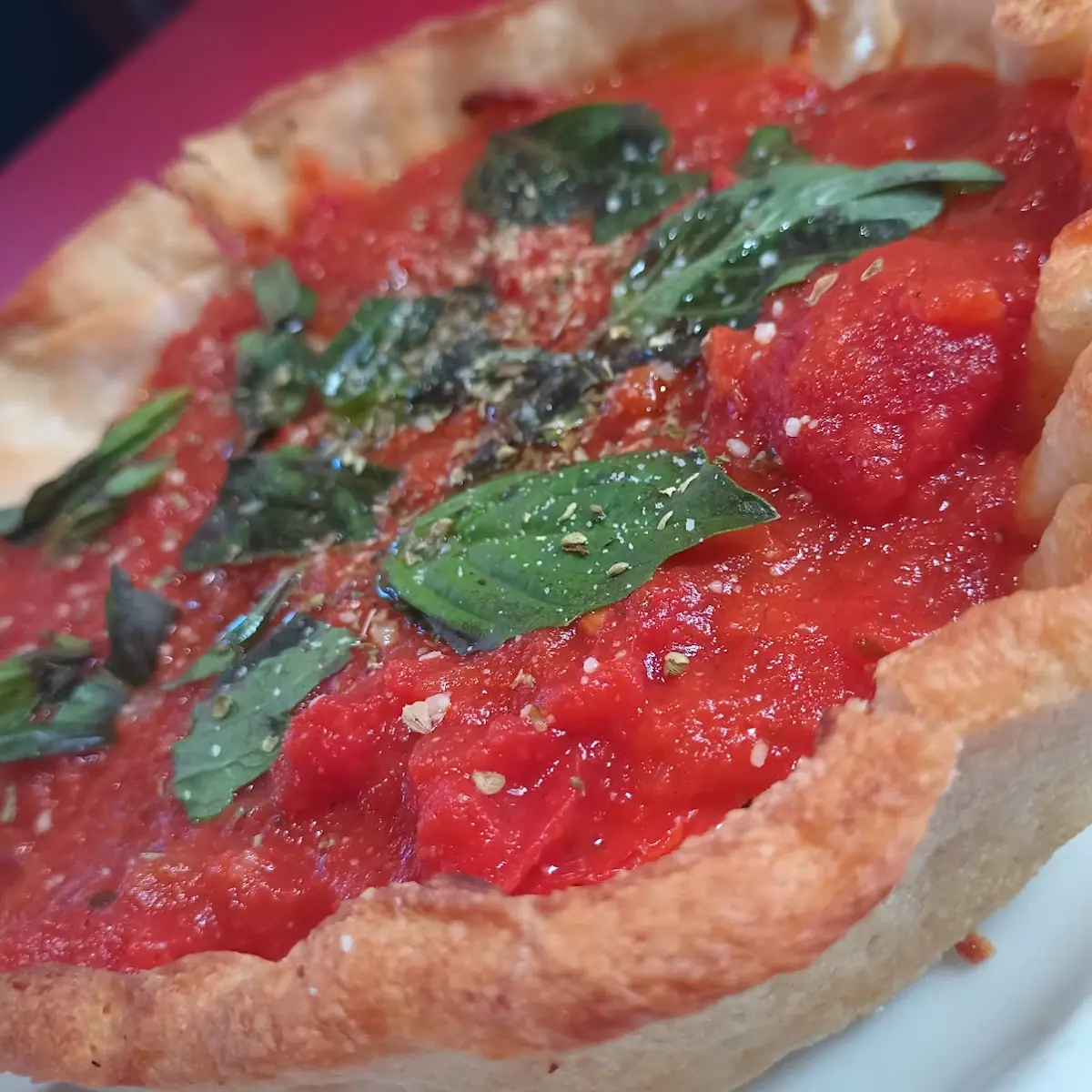 Chicago Style Margherita Pizza Small