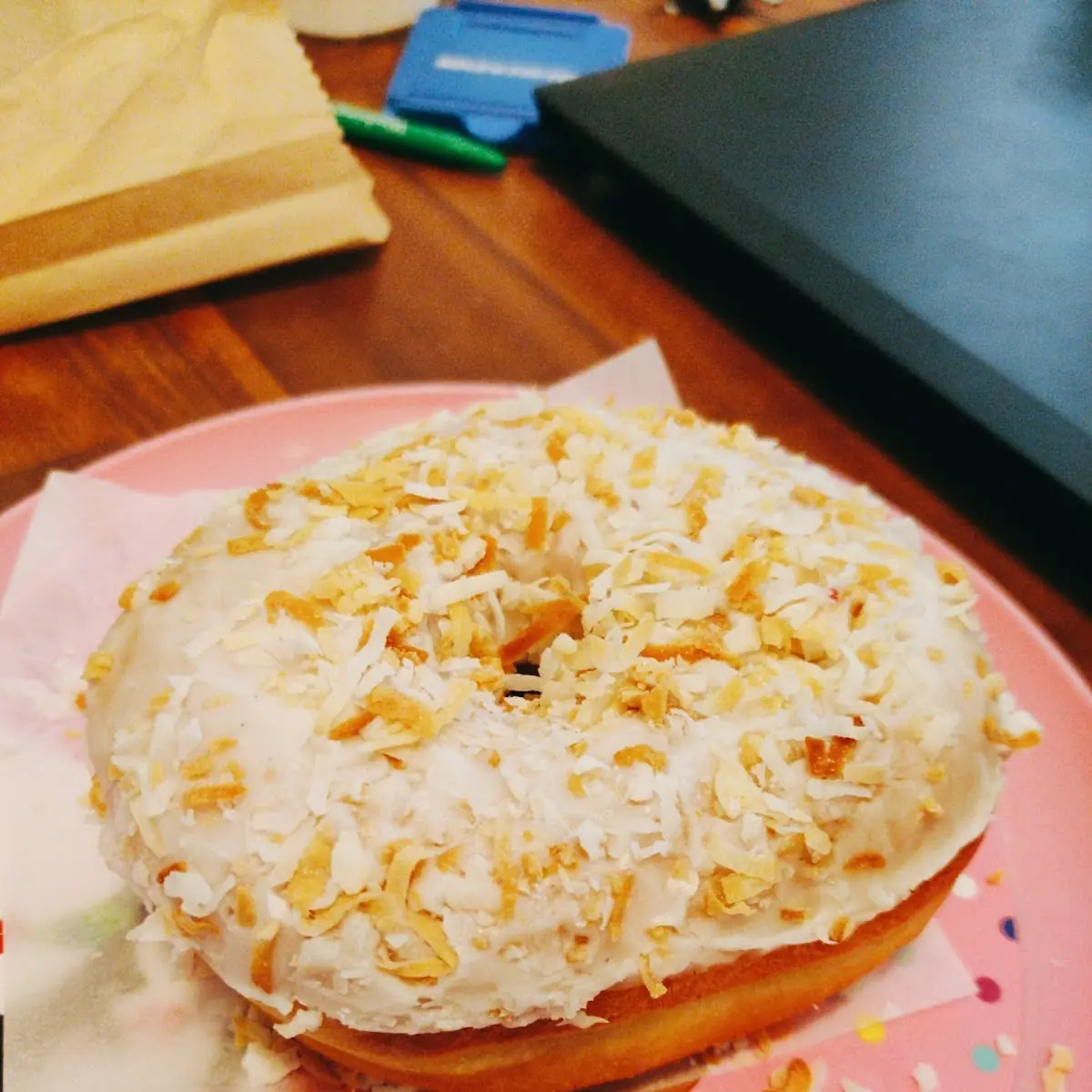 Toasted Coconut Doughnut