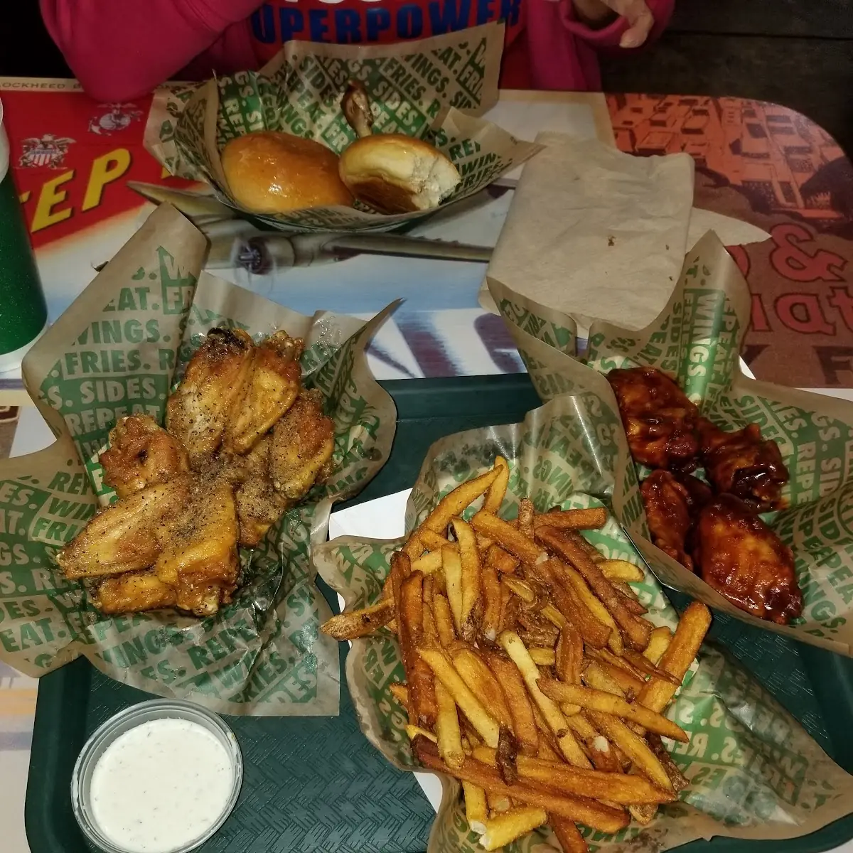 Lemon Pepper and Barbecue Wings