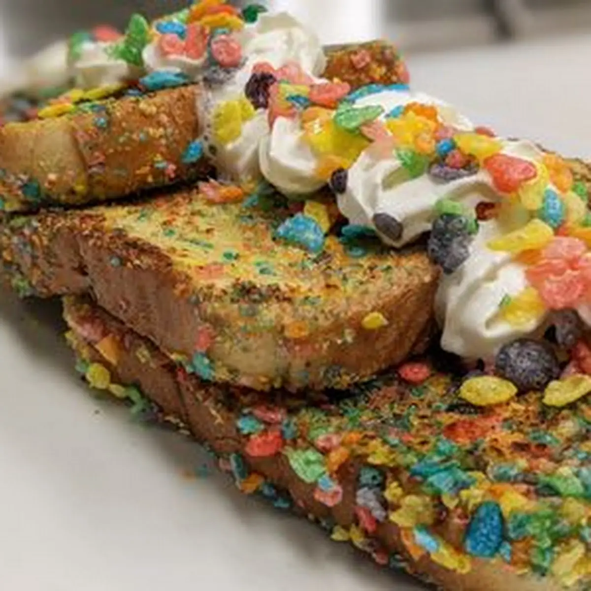 Fruity Pebbles French Toast