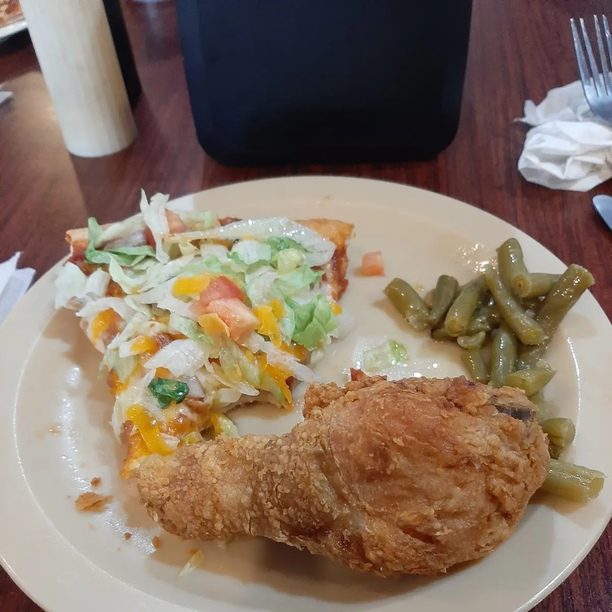 Fried Chicken & Taco Pizza