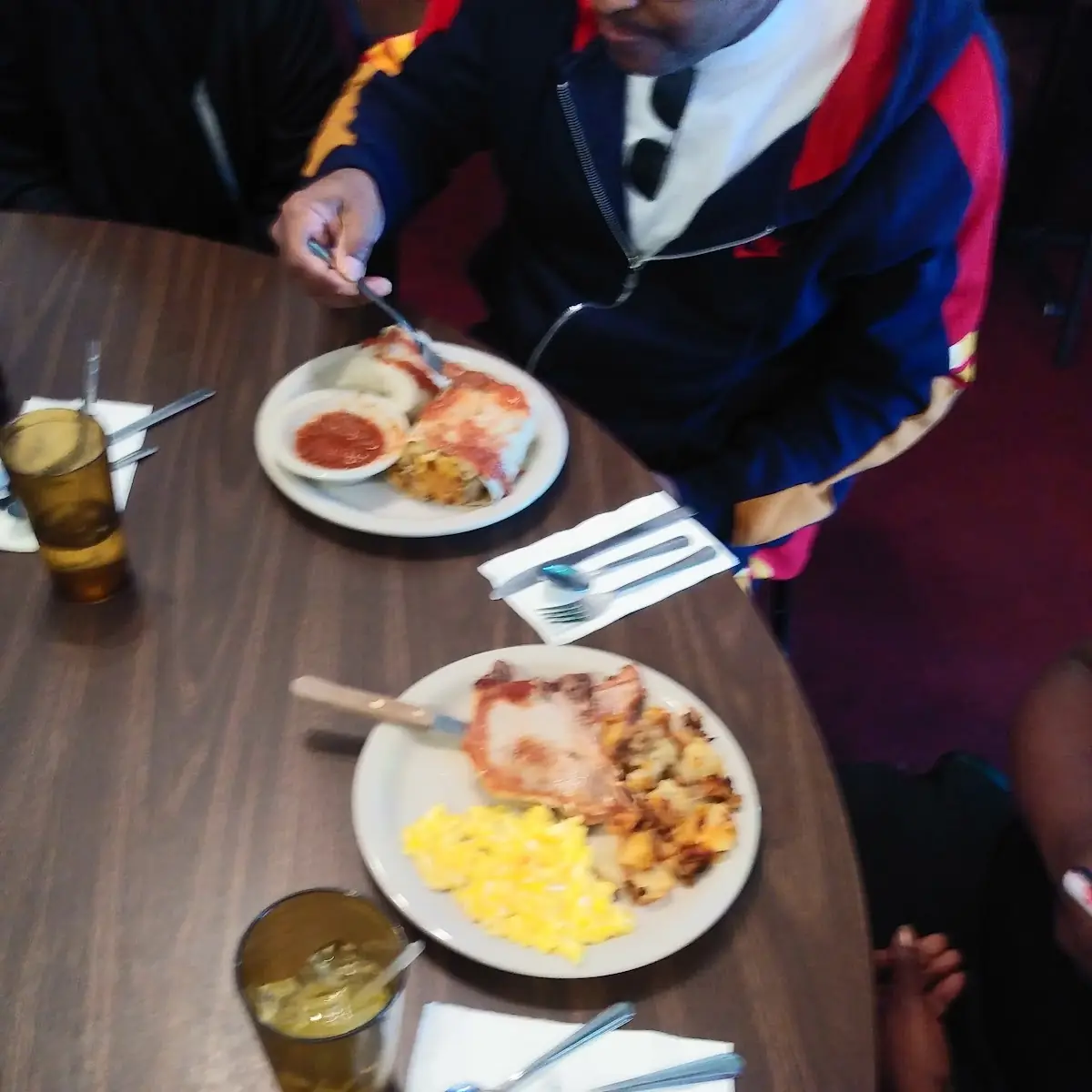 Pork Chops and Eggs