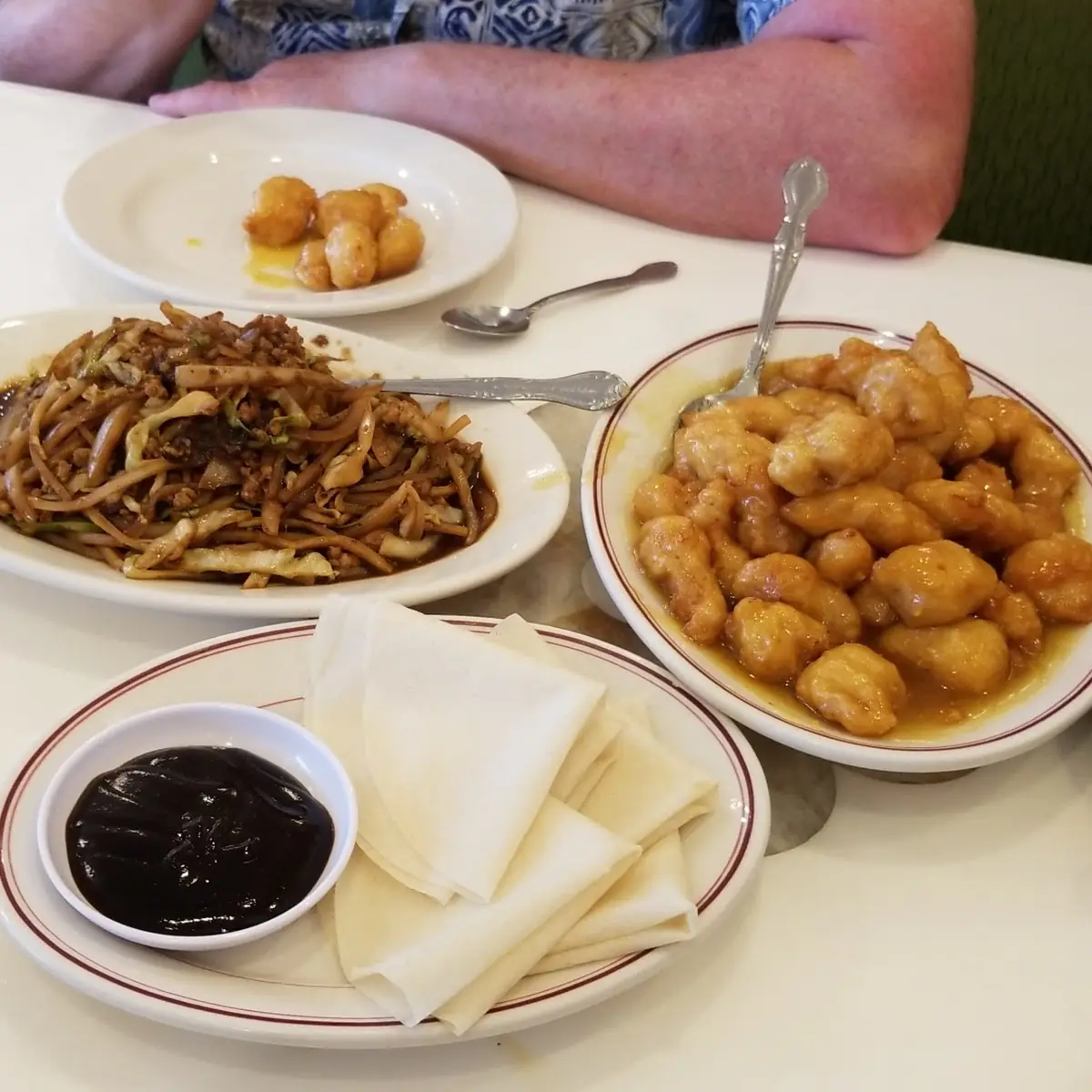 Orange Chicken & Shrimp Scallops