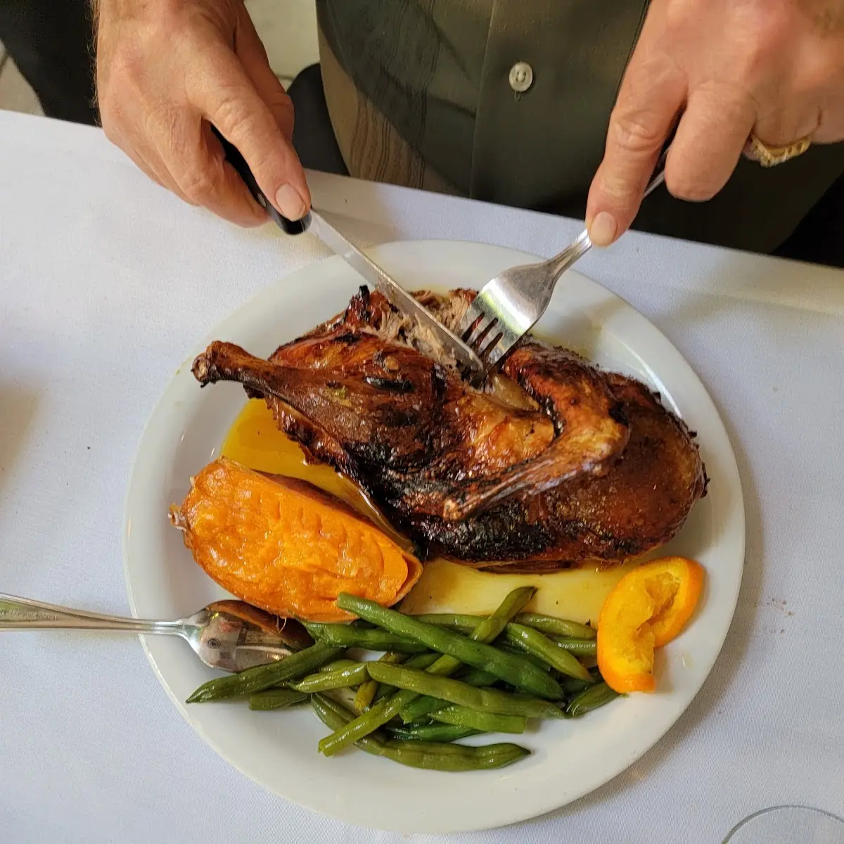 Crisp Roast Duck