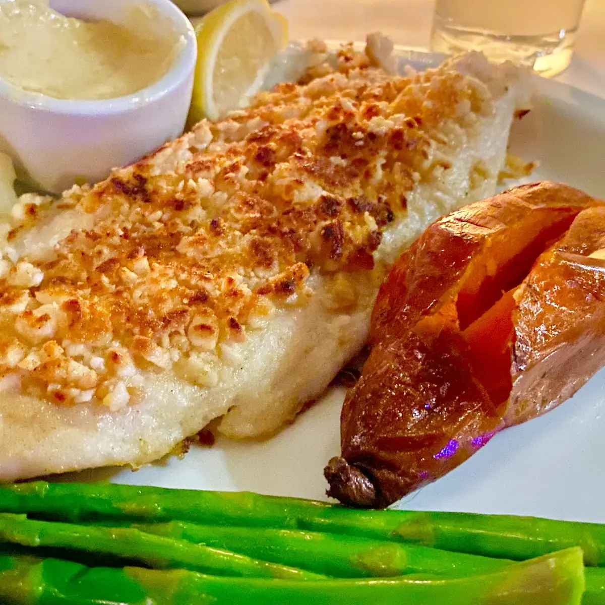 Macadamia Nut-Encrusted Sole