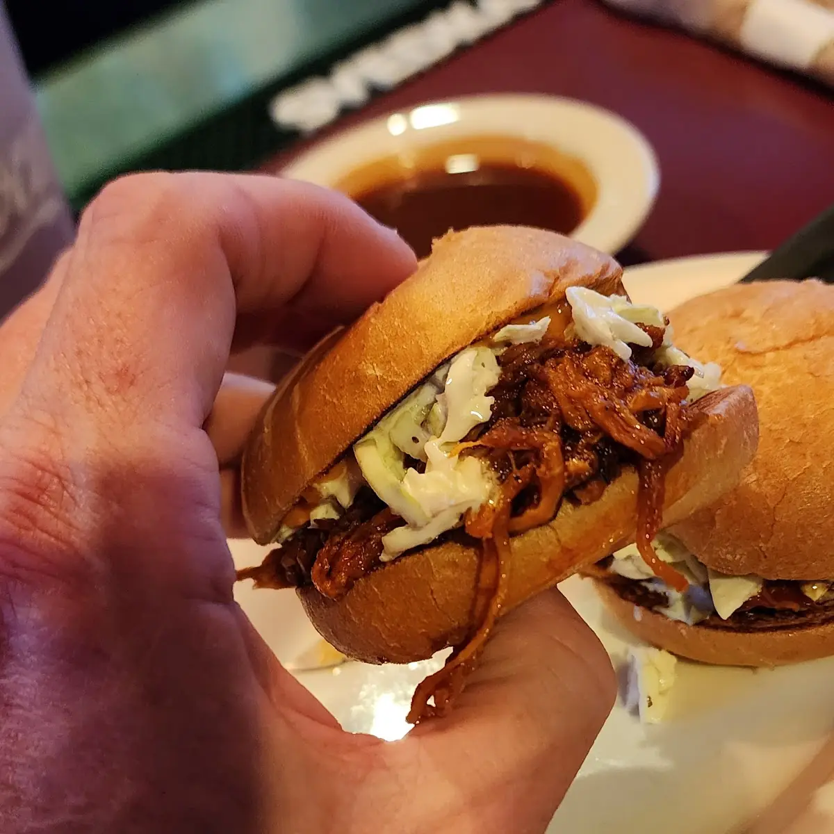 Two Pulled Pork Sliders