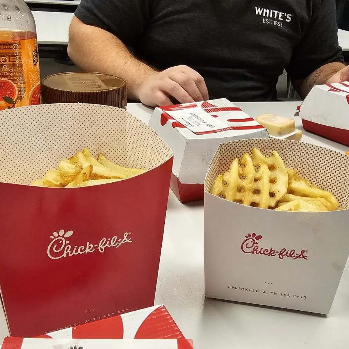 Chick-Fil-A Sauce Flavored Waffle Potato Chips