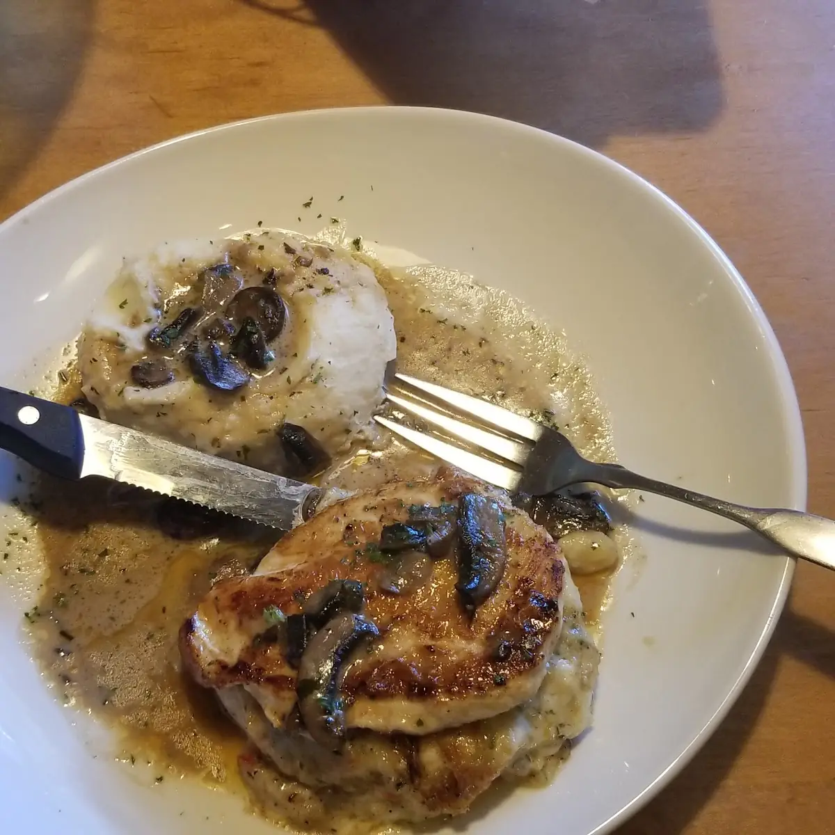 Stuffed Chicken Marsala