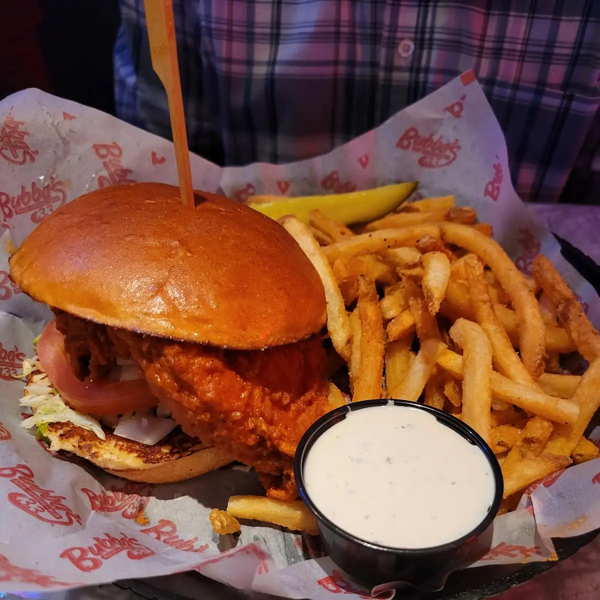 Bubba's Bacon Cheeseburger