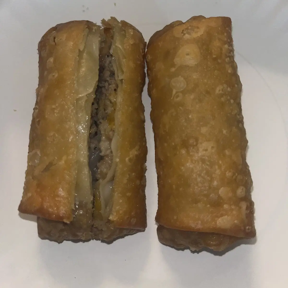 Beef Cheesesteak Egg Roll