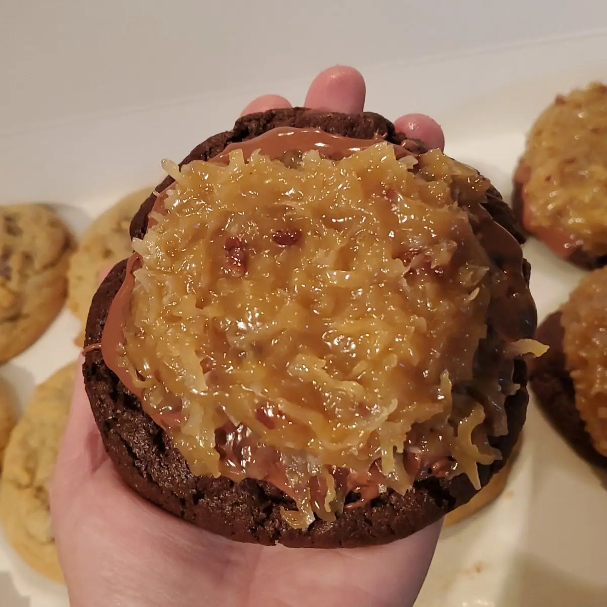 German Chocolate Cake Cookie