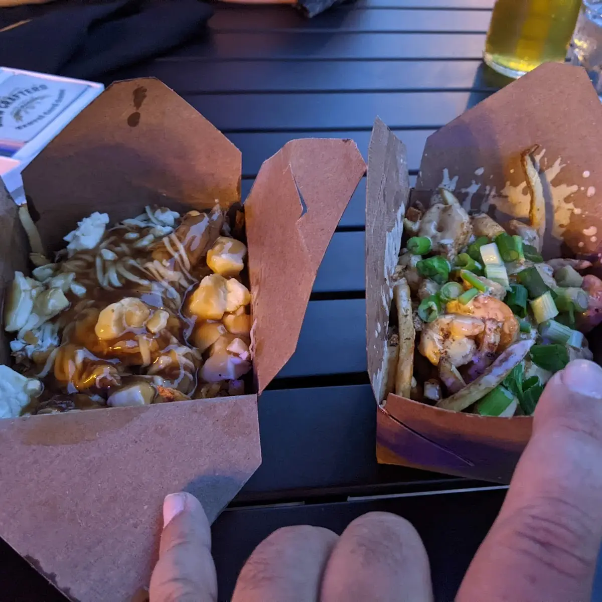 Pulled Pork and Shrimp Poutine, the dotte