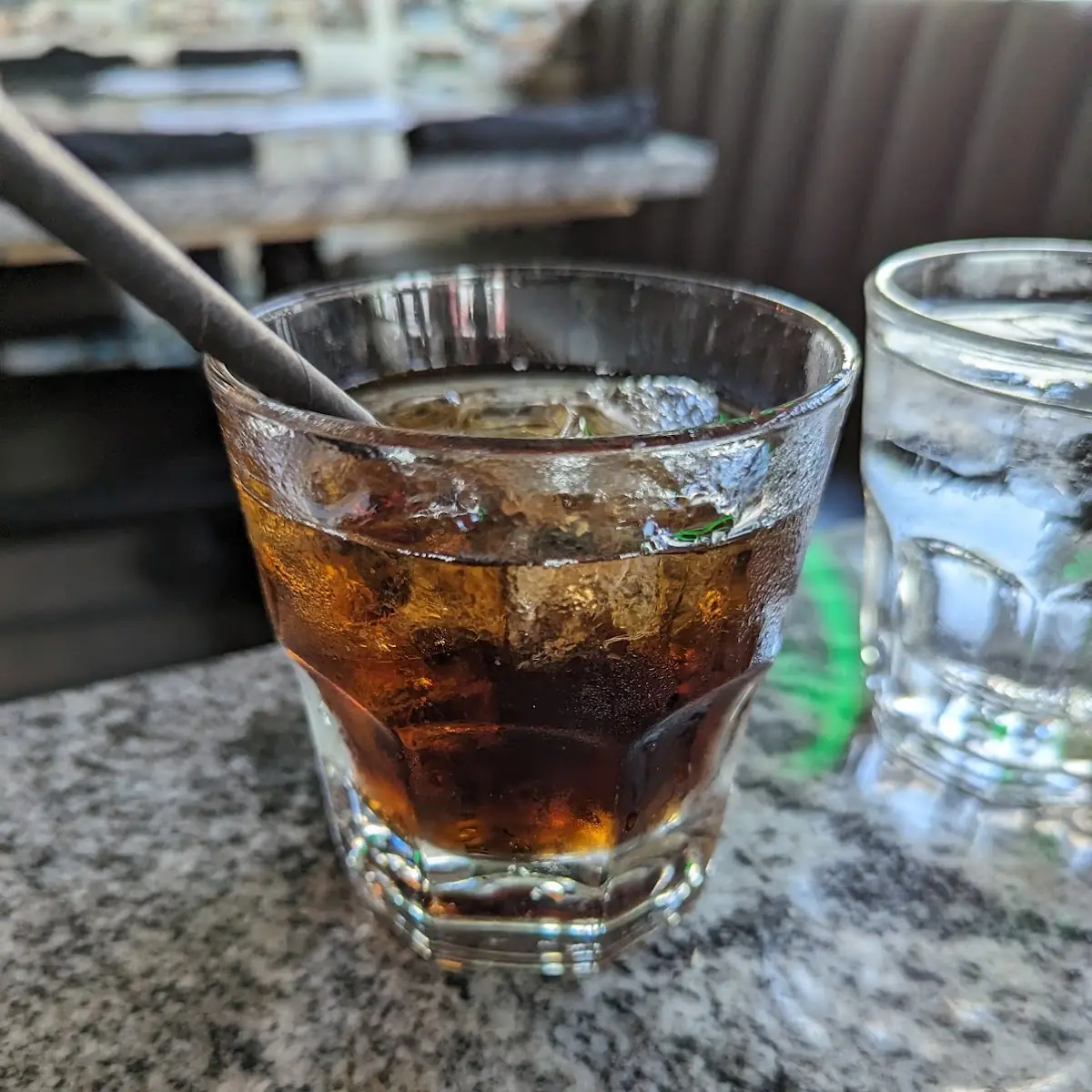 Southern Comfort and Coke, the dotte