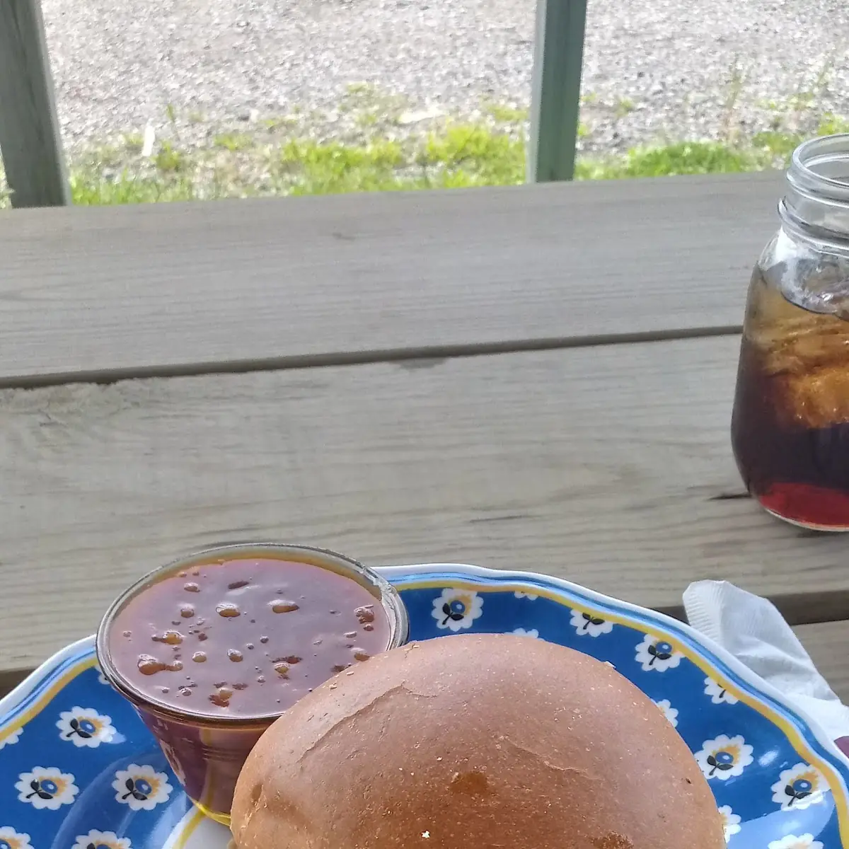 Ham Bacon Pulled Pork Sandwich