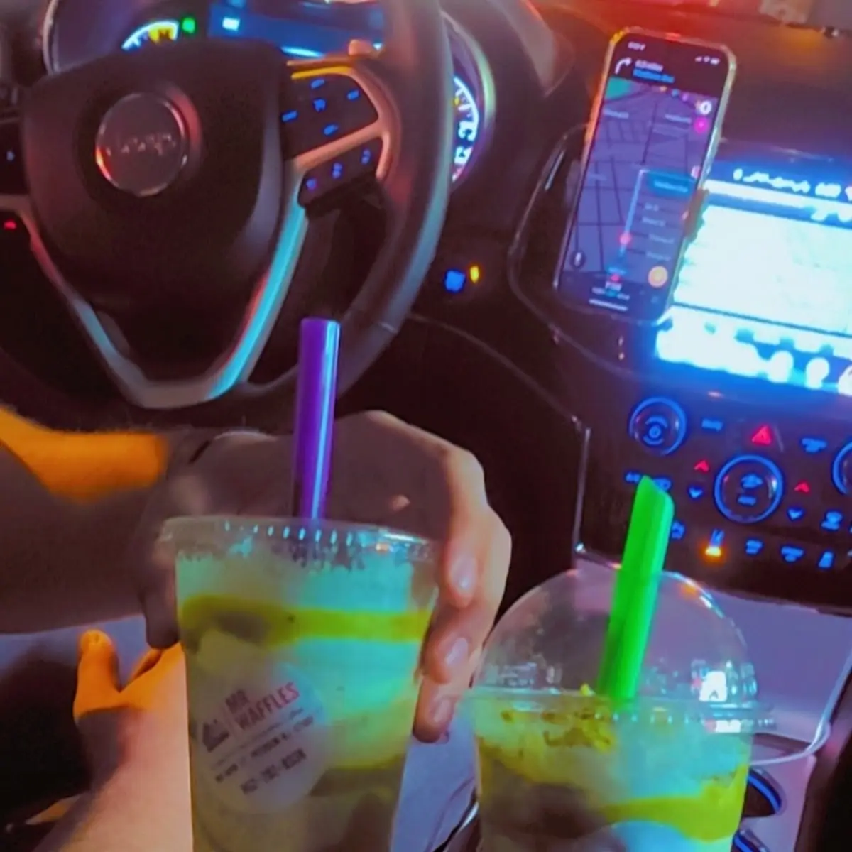 Mango Iced Matcha