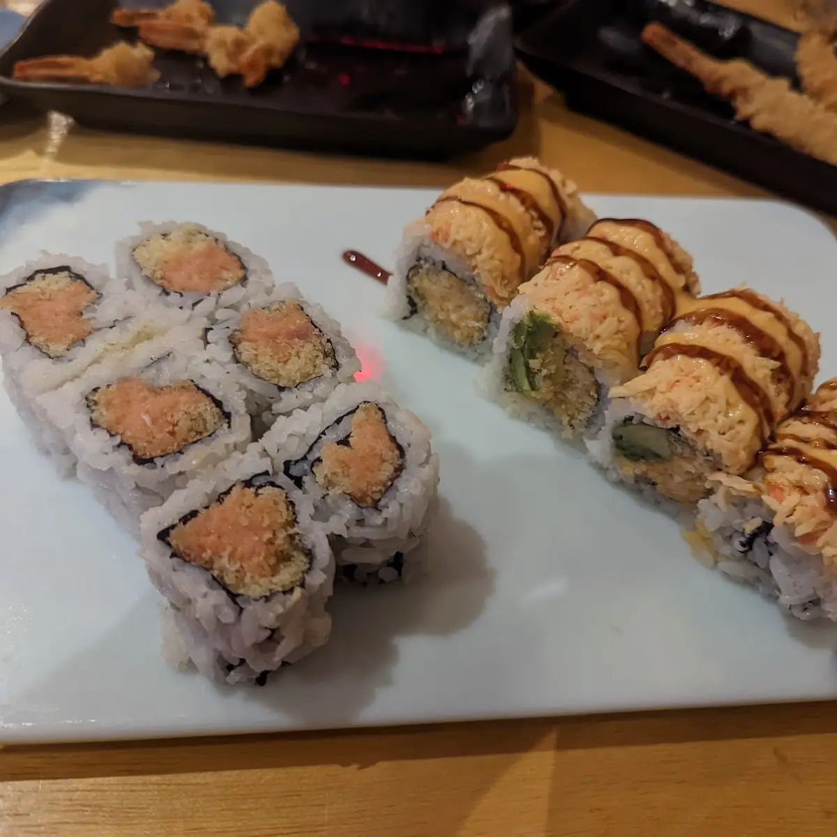 Sunshine Roll Dragon Roll Philadelphia Roll