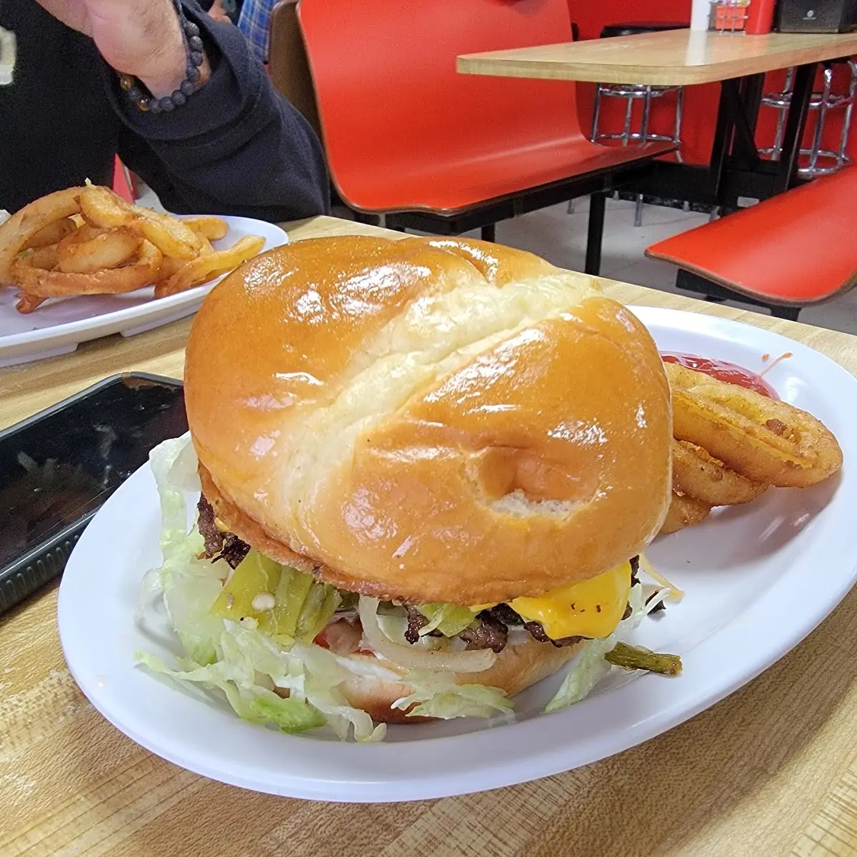 Green Chili Burger