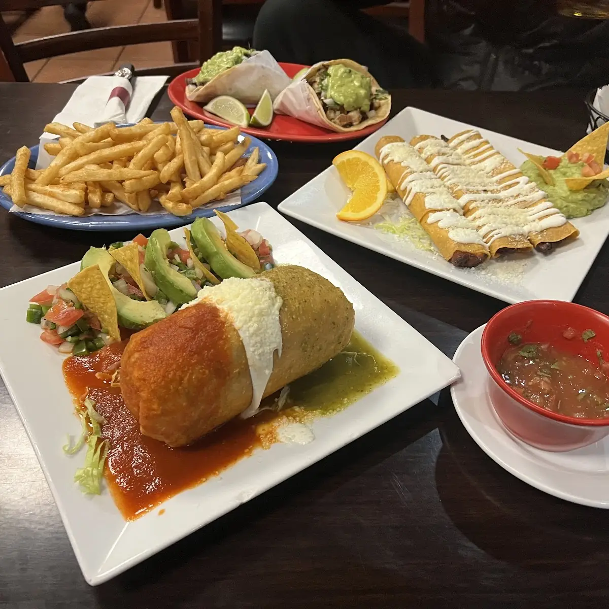 Chimichanga Dinner