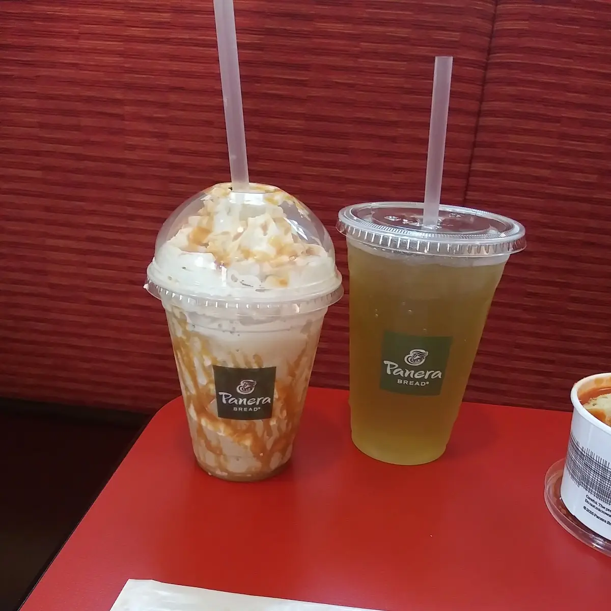 Frozen Cold Brew Coffee and Green Tea