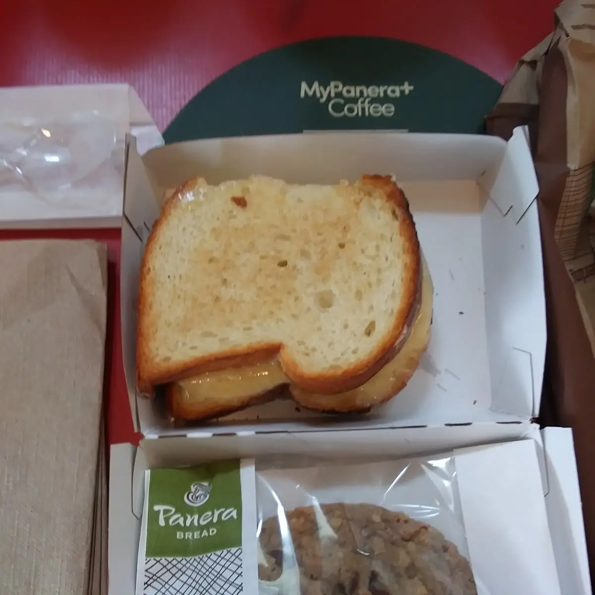 Grilled Cheese and Oatmeal Raisin Cookie