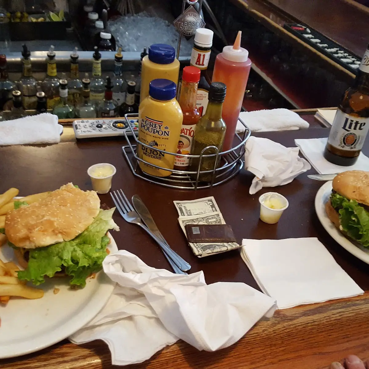 Cheese Burger and Fries