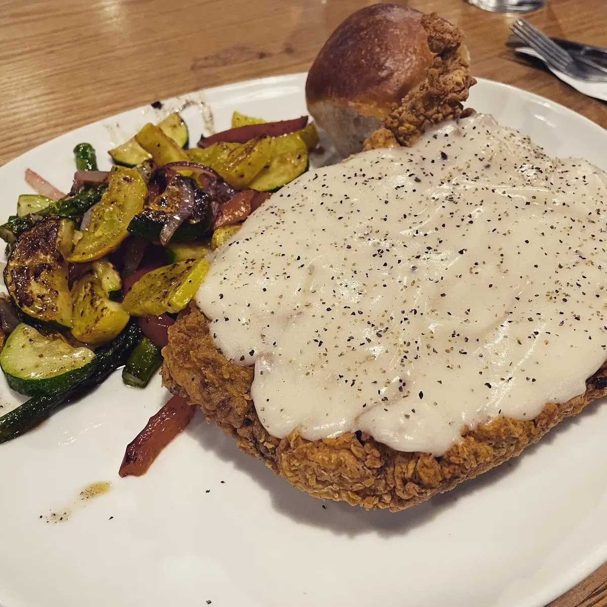 Chicken Fried Steak & Eggs