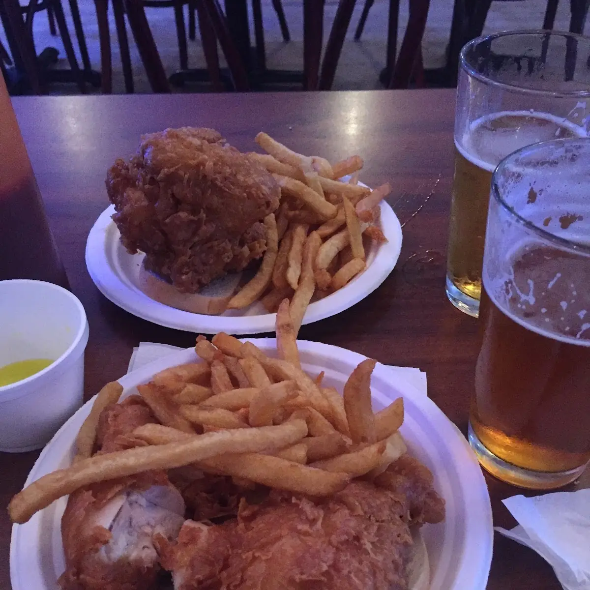 Fried Chicken 1 2 Mixed Light and Dark