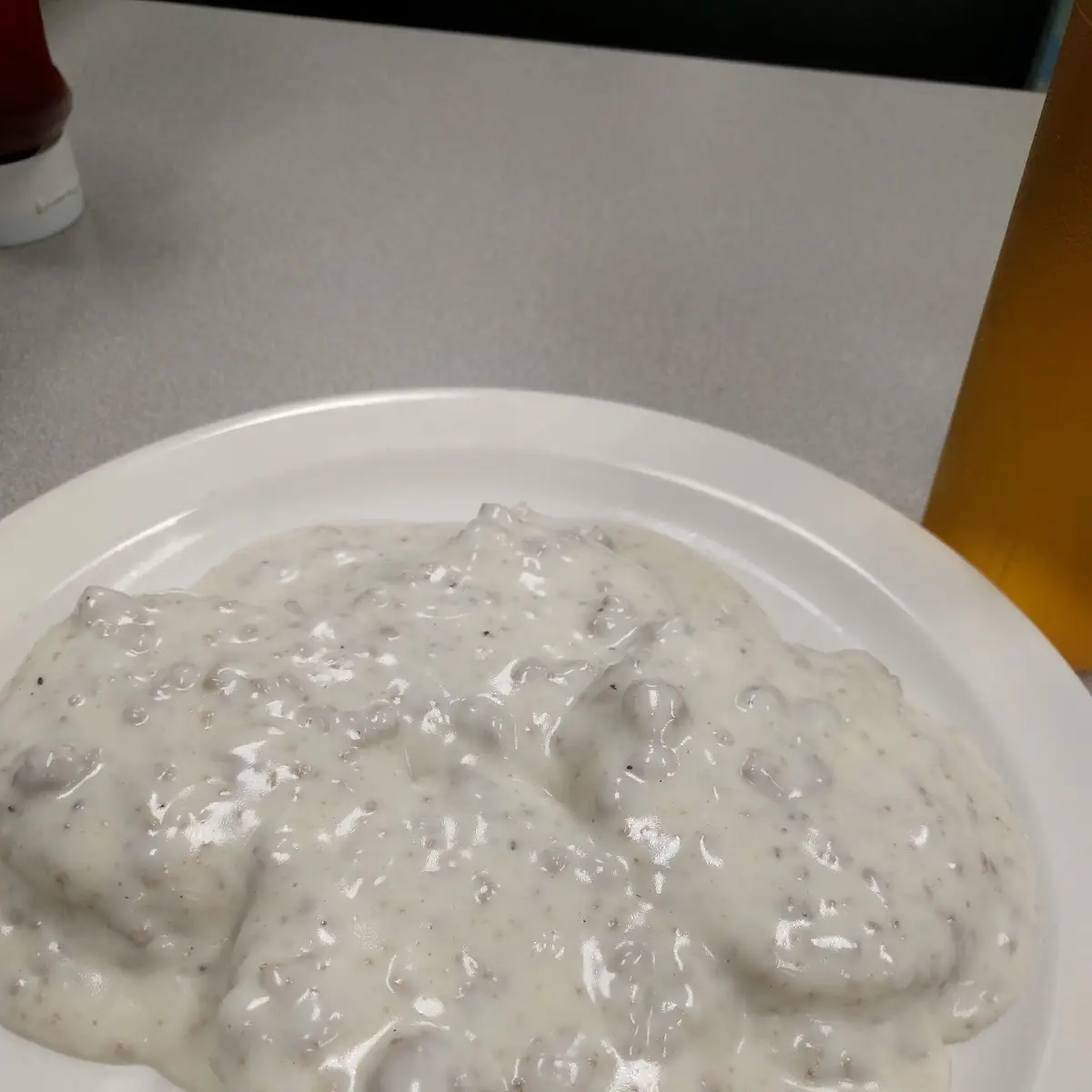 Sausage Gravy over 2 Biscuits
