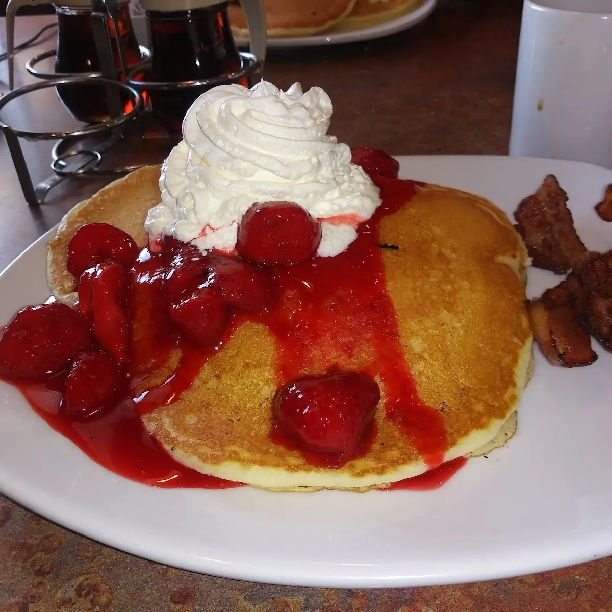 Strawberry Pancake Platter