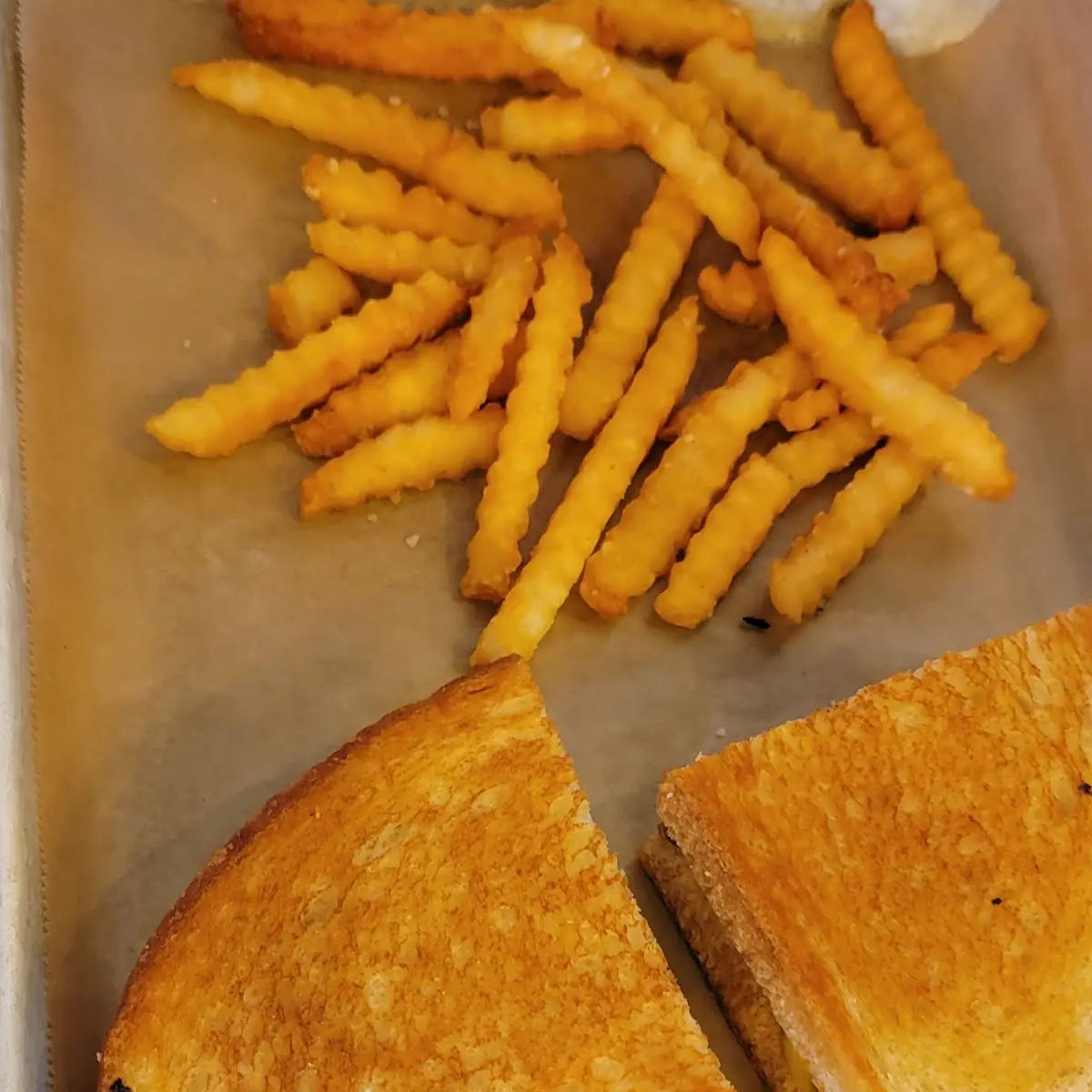 Bacon Burger and Fries