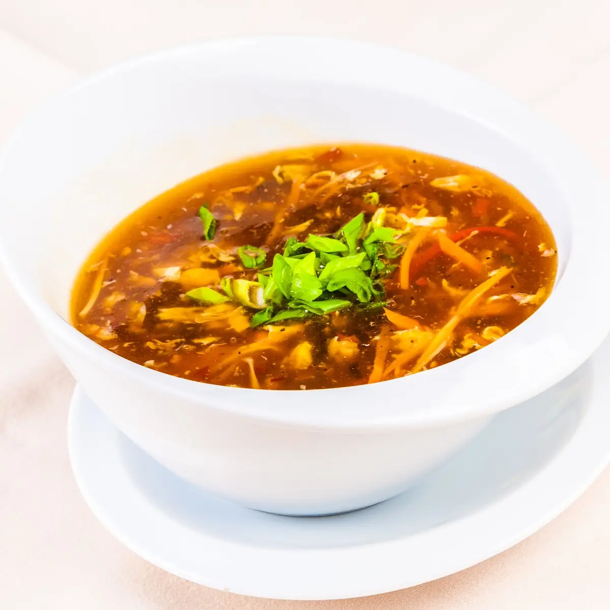Hot & Sour Soup Hot Meatless