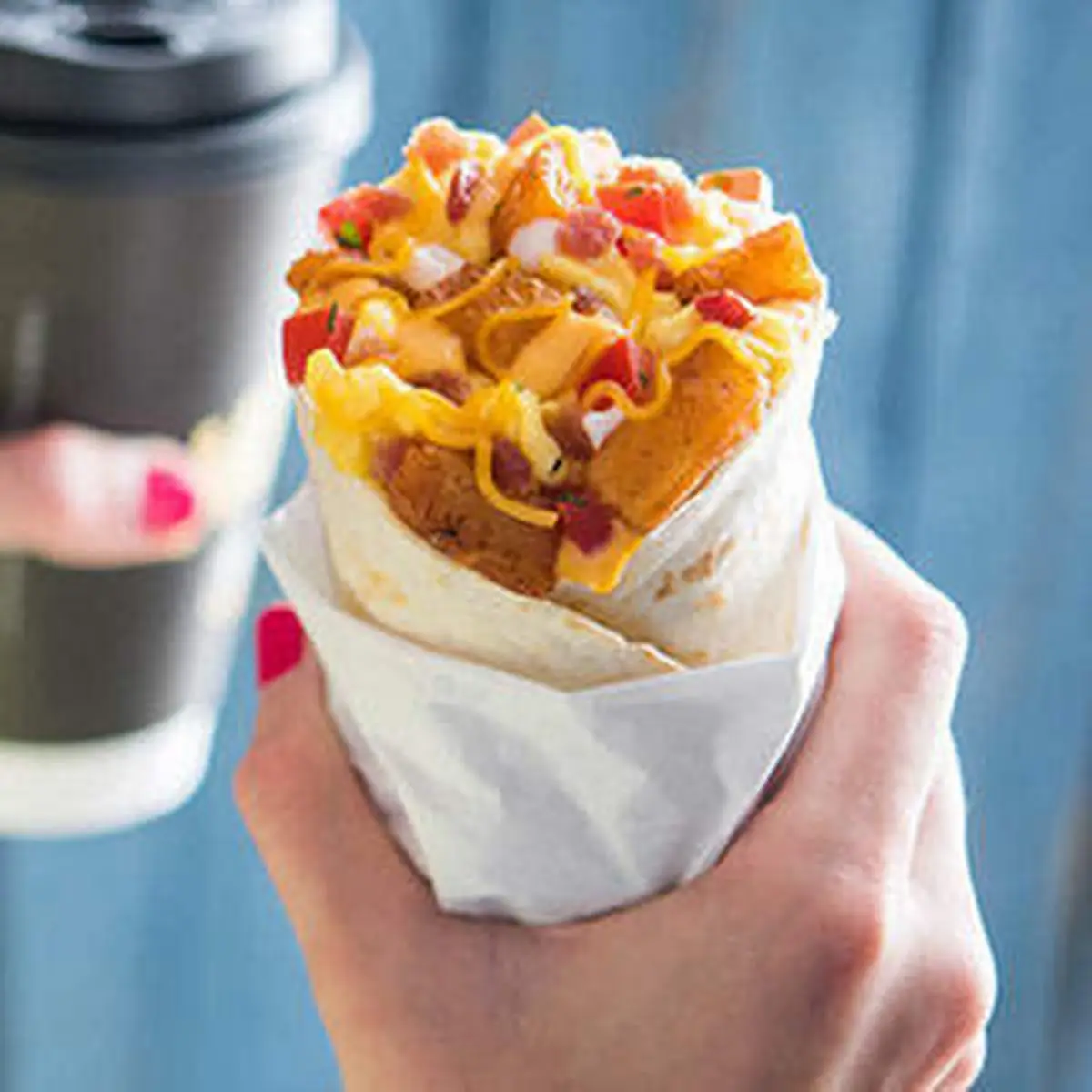 Three Cheese Nacho Grande Burrito