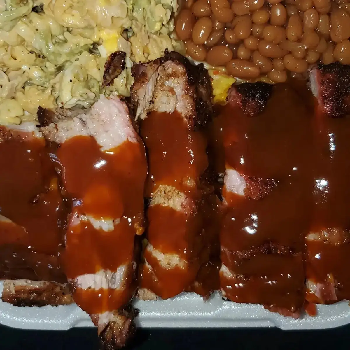 BBQ Pork Rib Dinner