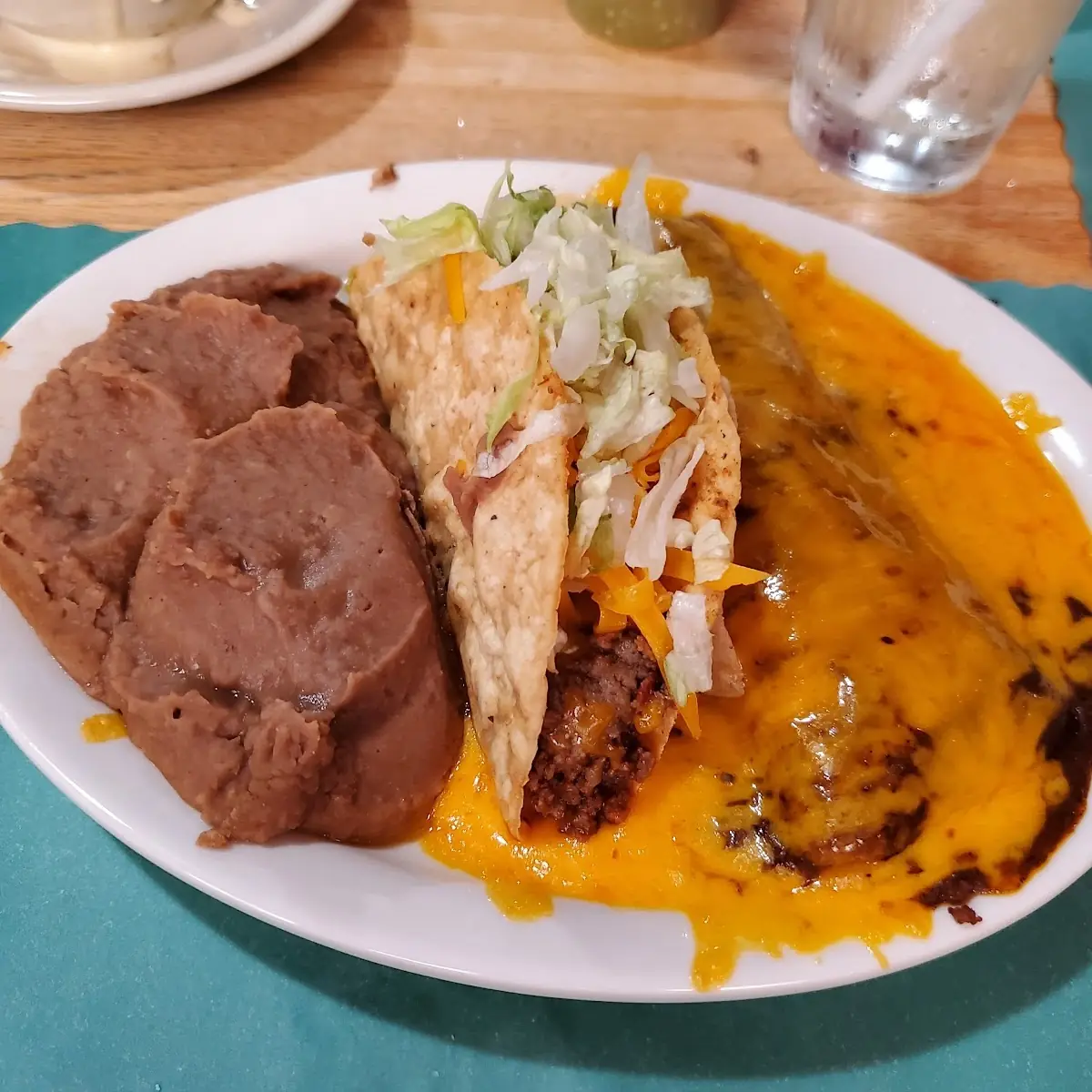 Refried Beans & Cheese