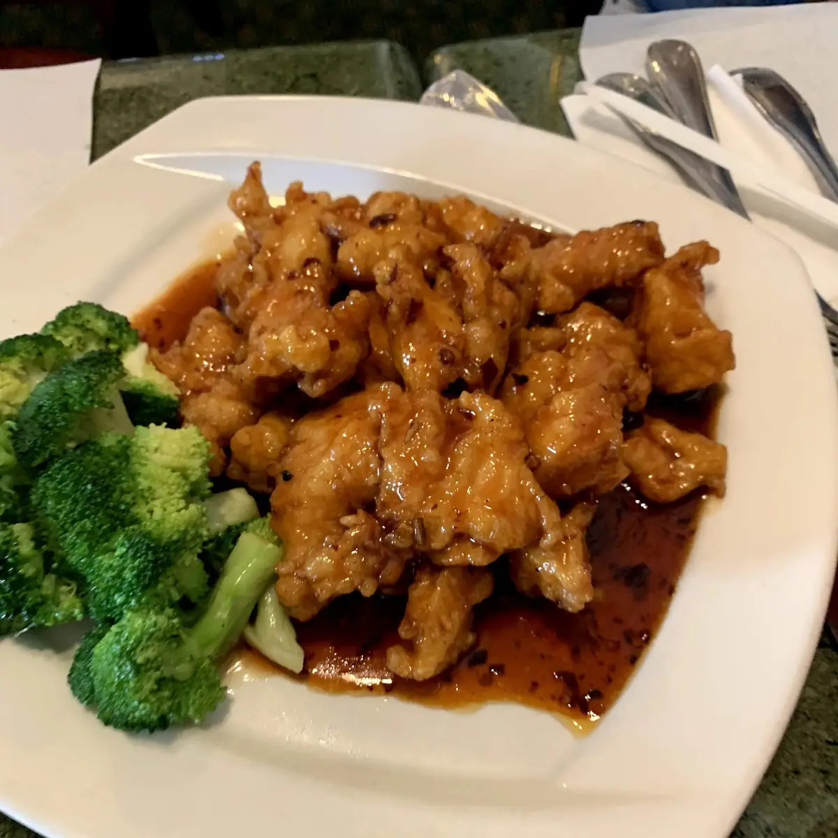 Lunch Pollo Naranja Orange Chicken