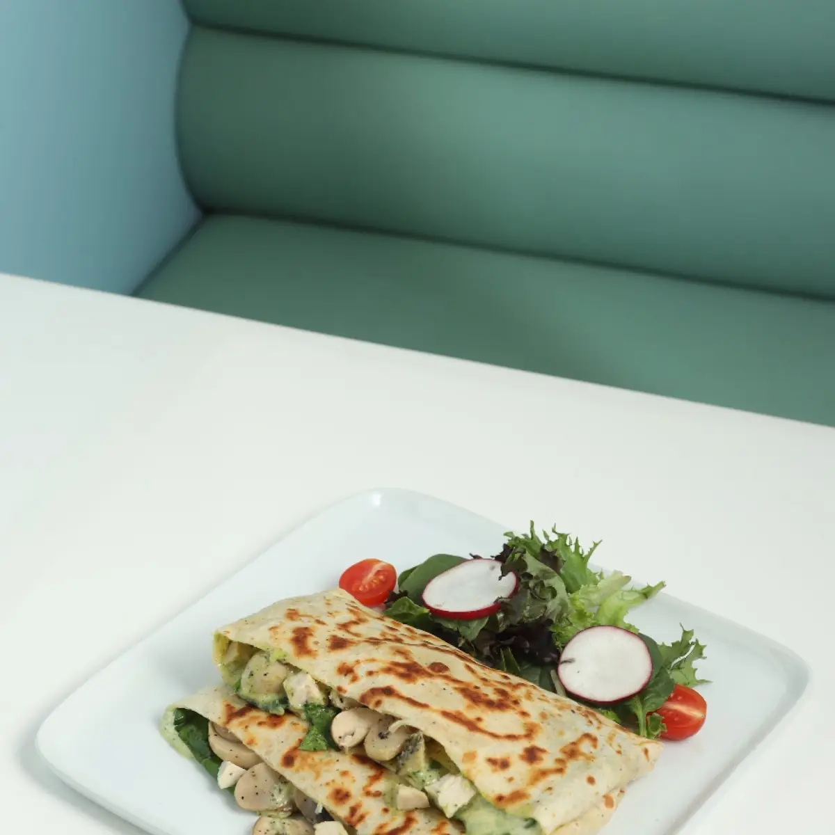 Chicken Pesto Crepe